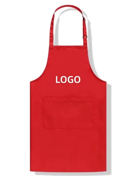 Heavy-Duty Canvas Cross-Back Kitchen Work Apron with Utility Pockets