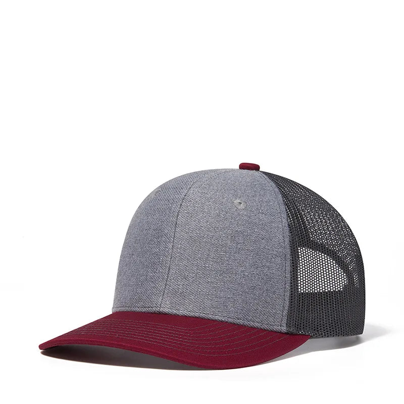 Bulk Cotton Mesh Customized Embroidery Patch Trucker Hats for Custom Gym Apparel
