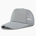 Custom Curved Brim 5 Panel Foam Trucker Cap | 100% Polyester Breathable Unisex Hat | Bulk OEM Wholesale