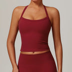 Nylon Spandex Interlock Knit Long Sleeve Workout Top