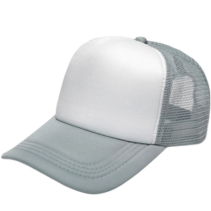 100 Polyester Oxford Five Panel Sublimation Blank Foam Trucker Hat | Wholesale Plain Mesh Caps