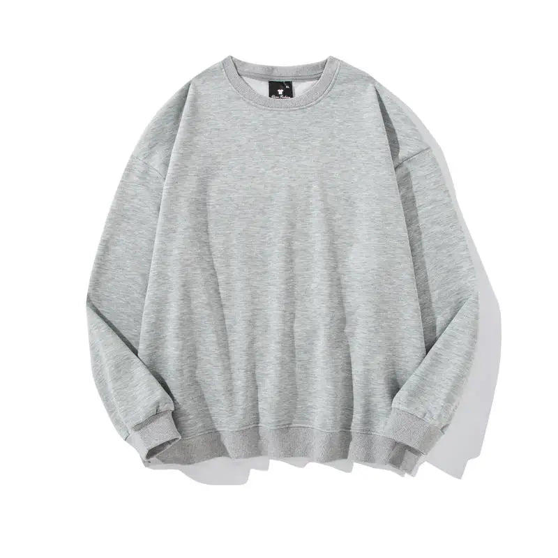240g 100% Polyester Heat Transfer Logo Sweatshirts Regular Fit Crewneck Pullover