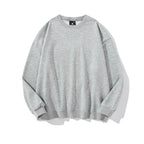 240g 100% Polyester Heat Transfer Logo Sweatshirts Regular Fit Crewneck Pullover
