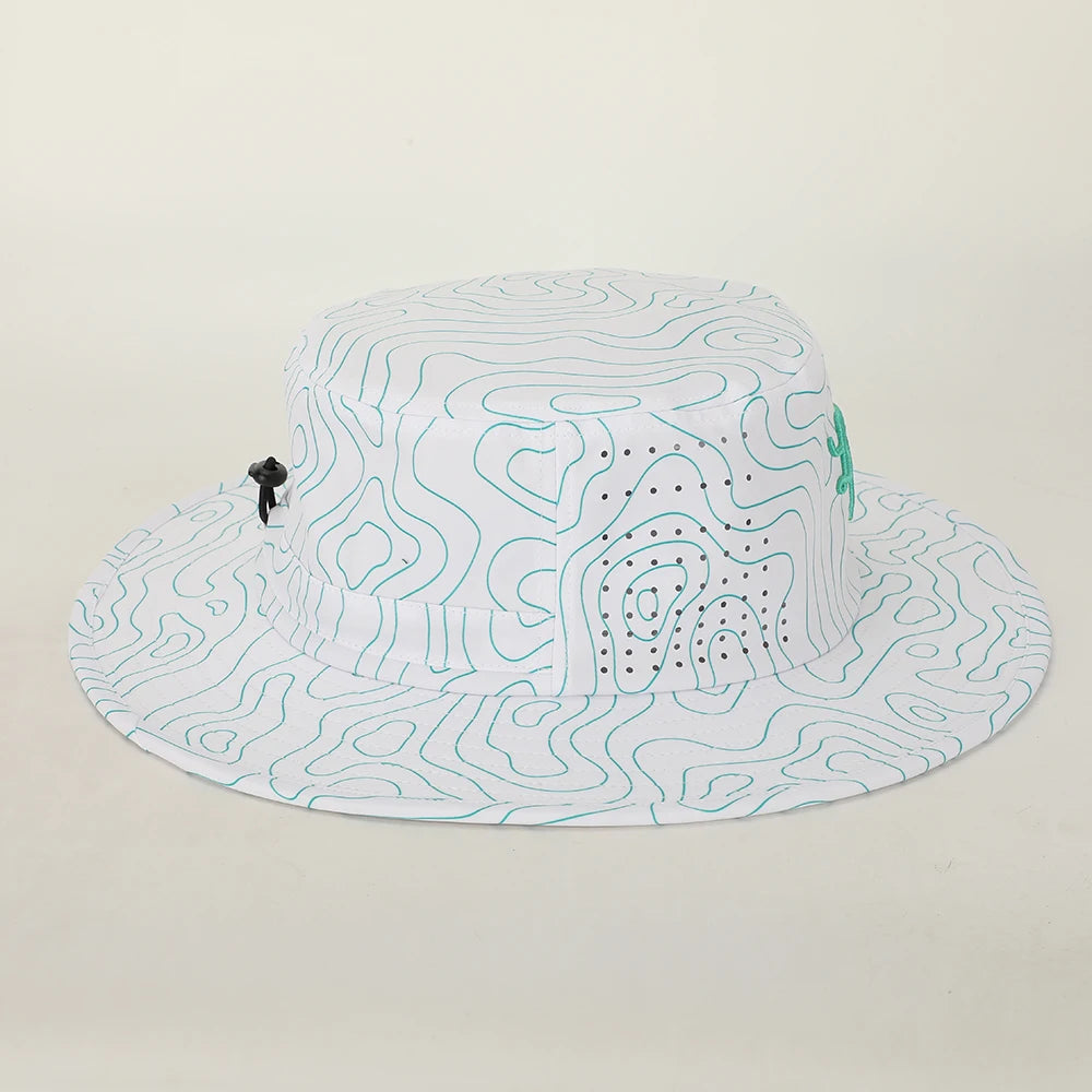 OEM Polyester Cotton Structural Embroidery Breathing Hole Bulk Uniform Brim Headgear