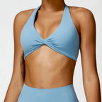 Nylon Spandex Blend Seamless Knit Workout Set
