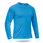 Custom LOGO Men's Sun Protection T-Shirt 145g Polyester Long Sleeve Sun Protection T-Shirt Bulk Wholesale