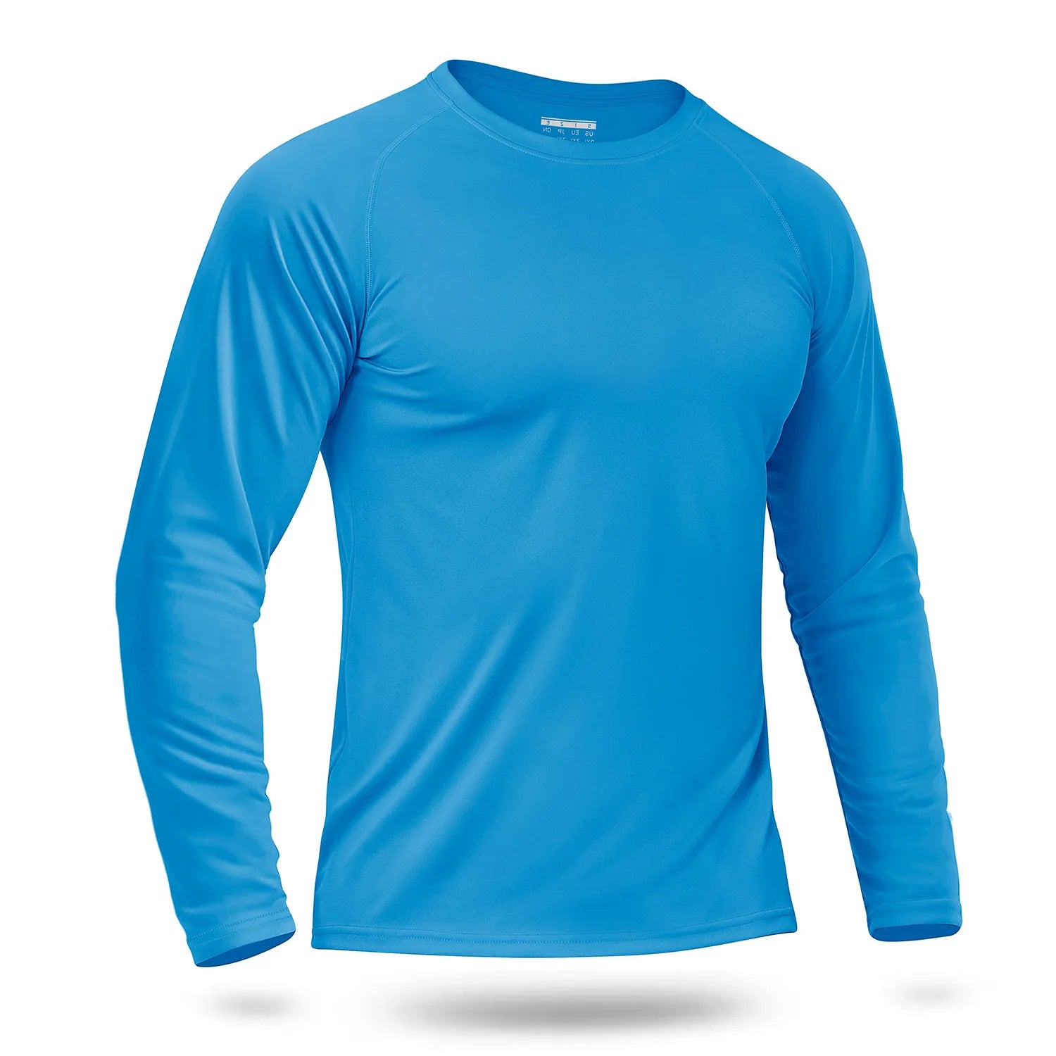 Custom LOGO Men's Sun Protection T-Shirt 145g Polyester Long Sleeve Sun Protection T-Shirt Bulk Wholesale