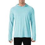 145g Knitted 100% Polyester Long Sleeve Fishing Shirt Men Rash Guard