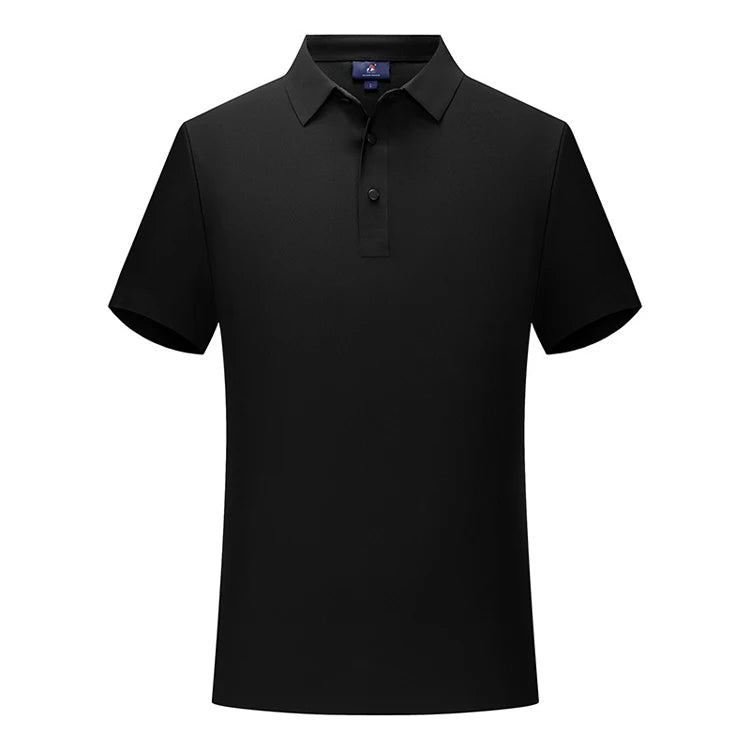 Premium Quality Custom Logo Polo Collar Shirt Nylon Spandex Plain Custom Polo Shirts for Men