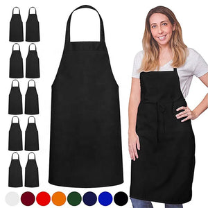 Custom Logo Waterproof Poly Cotton Canvas Work Apron Utility Uniform