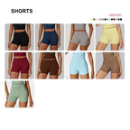 Nylon Spandex Interlock Knit Long Sleeve Workout Top