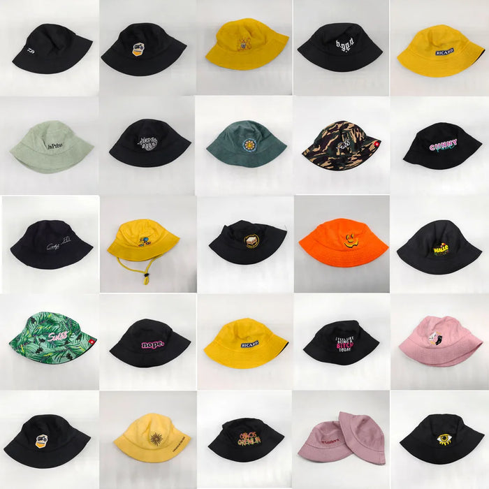 Custom Solid Flat Summer Lined Graphic Cap | Wholesale Headwear Batch Run