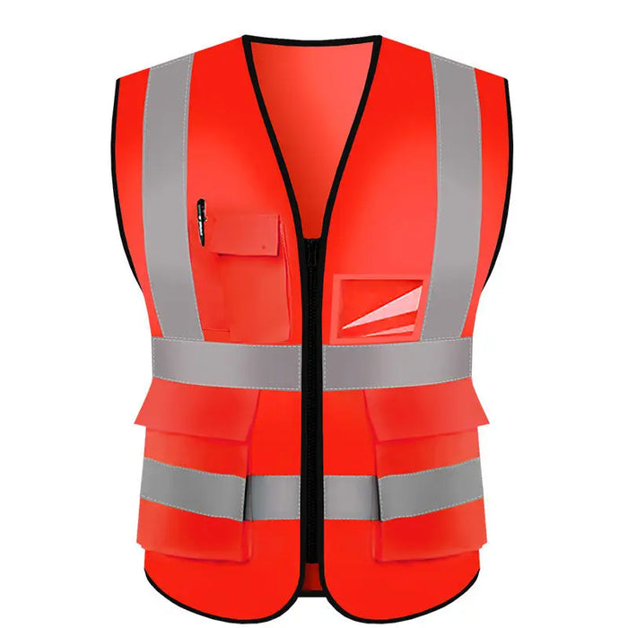 Class 2 Hi-Vis Polyester Mesh Safety Vest | Bulk Custom Logo Workwear Supplier