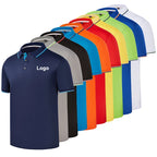 Custom Polo Shirt 100% Polyester Quick Dry Printed Polo Shirt
