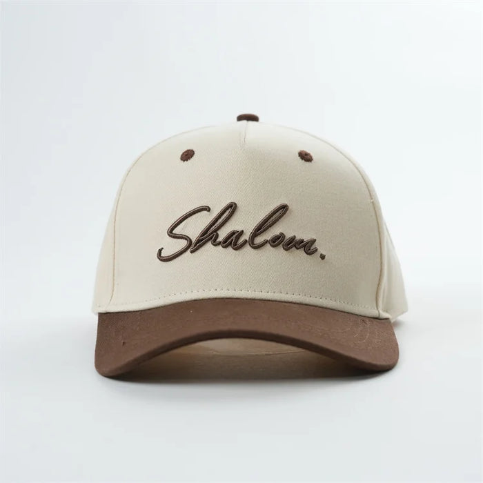 Washed Cotton Twill Embroidery 5 Panel Dad Cap | Custom Baseball Hats Wholesale