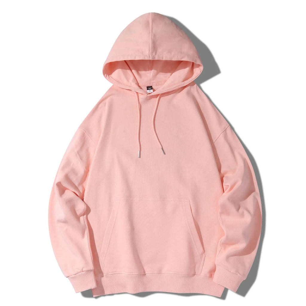 100% Cotton 350gsm Knit Pullover Hoodie