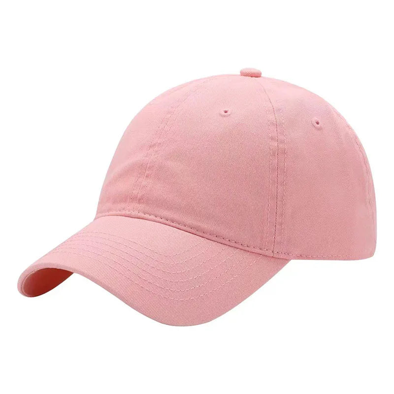 Custom Unstructured 6 Panel Plain Cotton Baseball Cap
