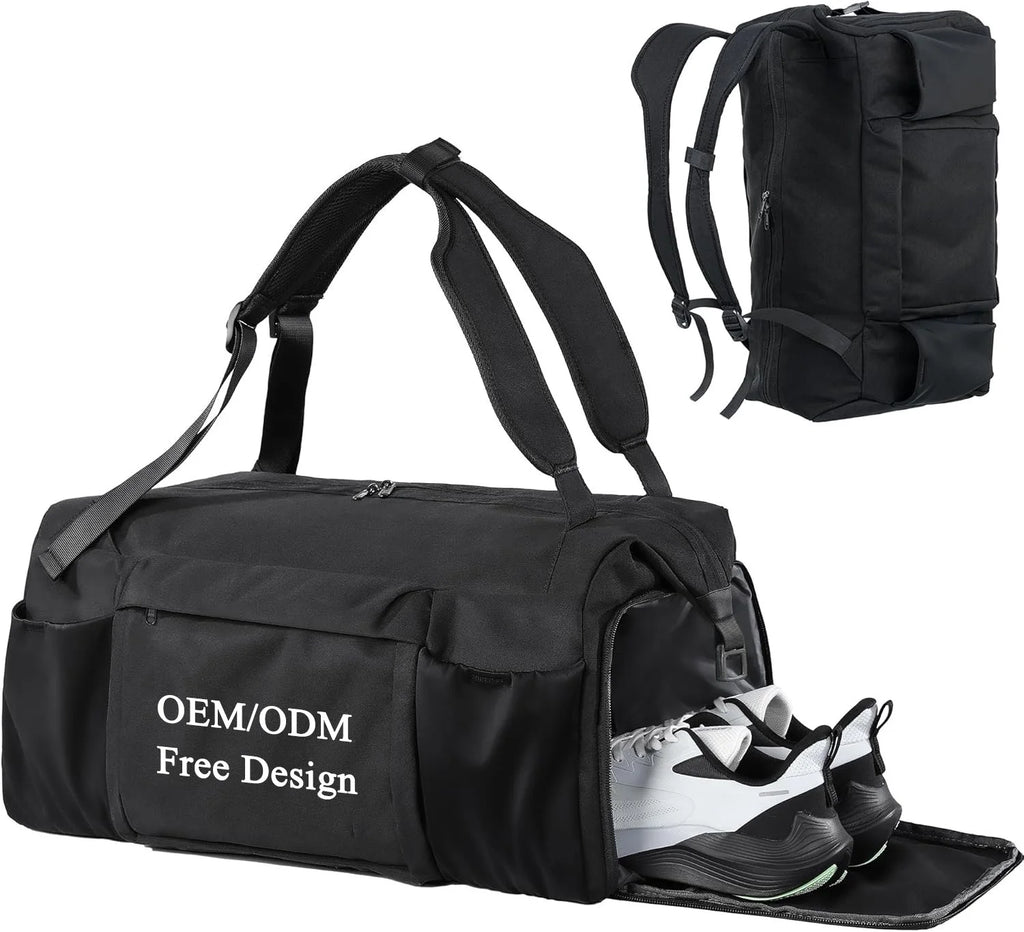 Nylon Coated Convertible Weekender Bag