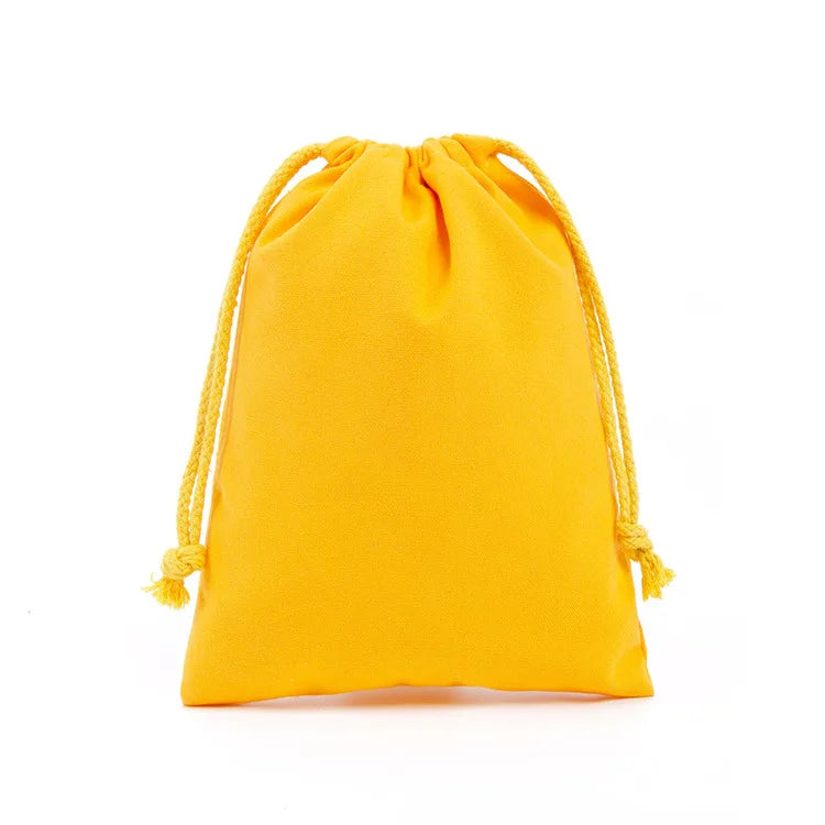 Cotton Canvas Value Drawstring Pouches