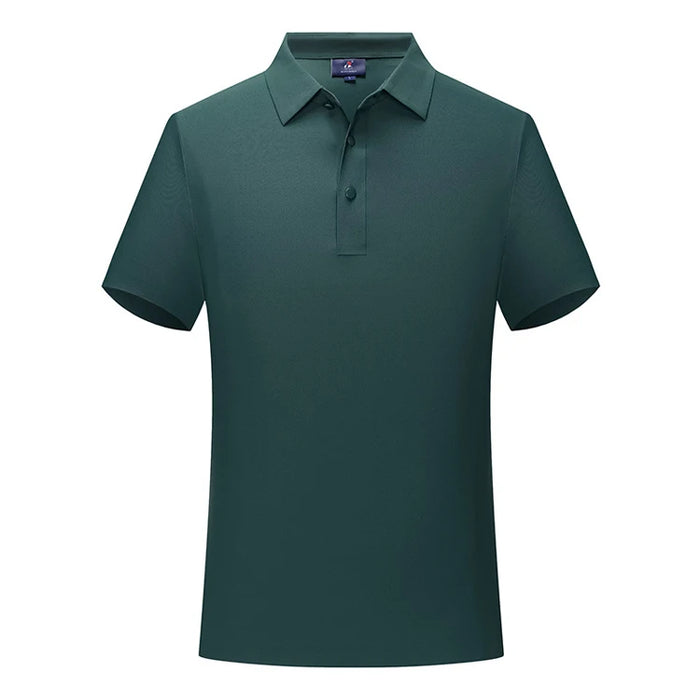 Premium Quality Custom Logo Polo Collar Shirt Nylon Spandex Plain Custom Polo Shirts for Men