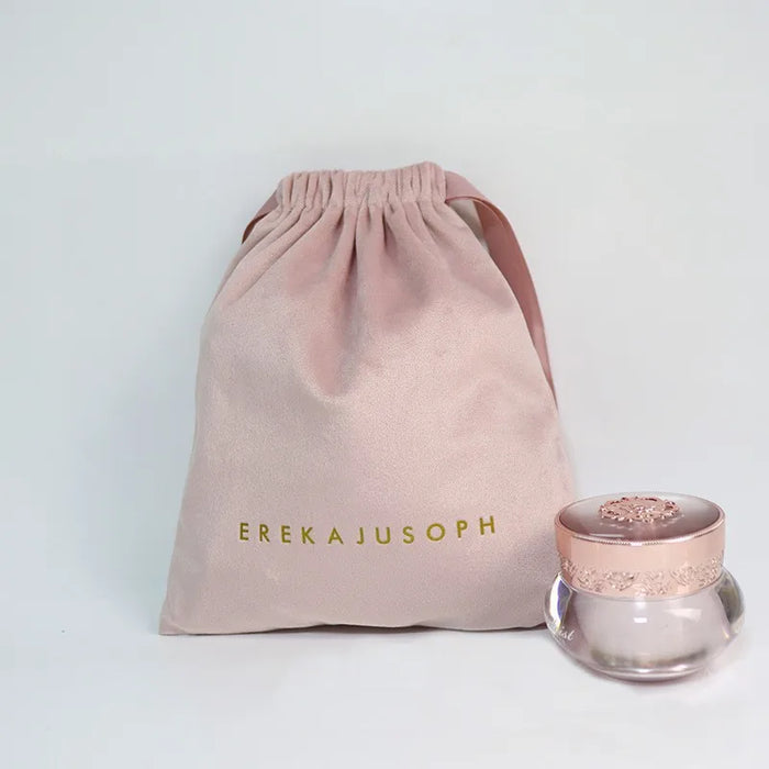 Cotton Woven Drawstring Velvet Pouch