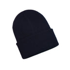 100% Acrylic Jacquard Fabric Custom Logo Striped Winter Ski Traveling Beanie Hats