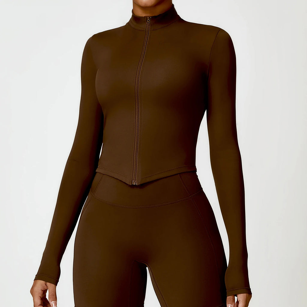 Nylon Spandex Knit Seamless Yoga Set