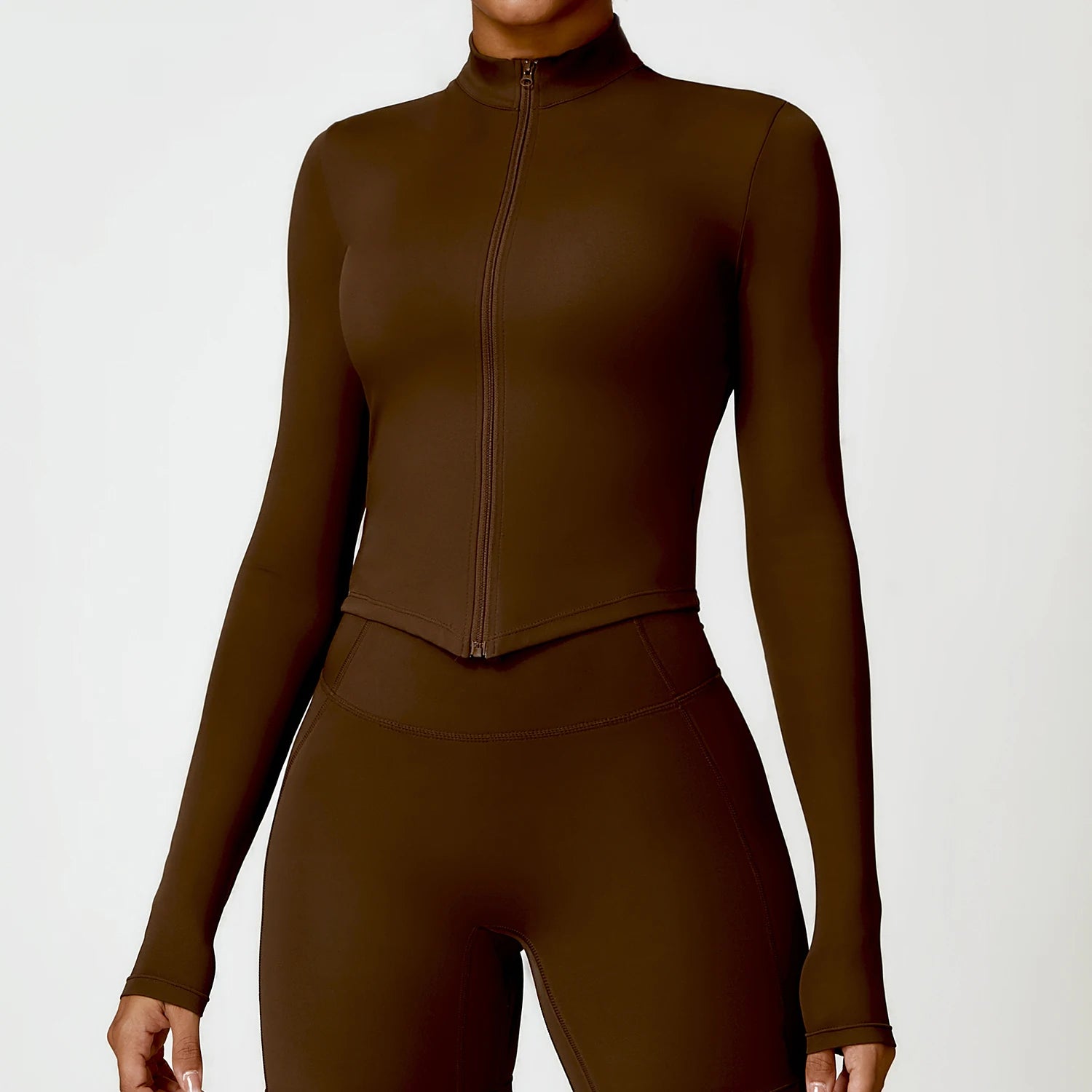 Nylon Spandex Knit Seamless Yoga Set