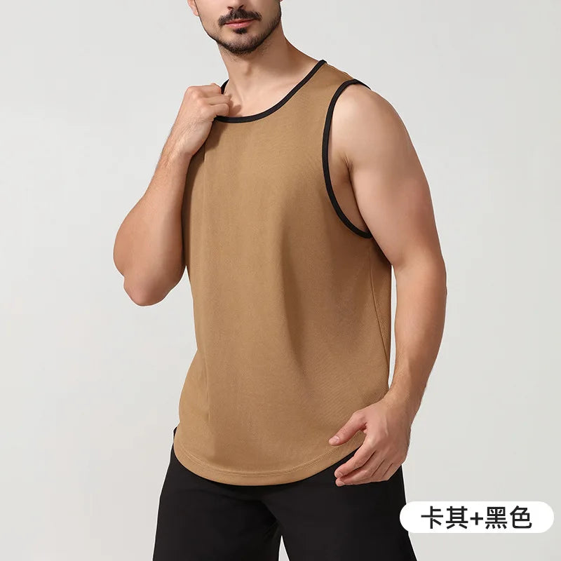 Custom Quick Sleeveless Training Top | Men's 100 Polyester Dry Workout Tank