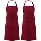Custom Logo Waterproof Poly Cotton Canvas Work Apron Utility Uniform