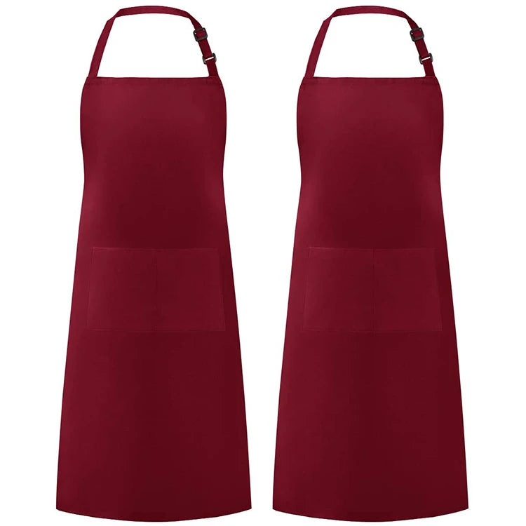 Custom Logo Waterproof Poly Cotton Canvas Work Apron Utility Uniform