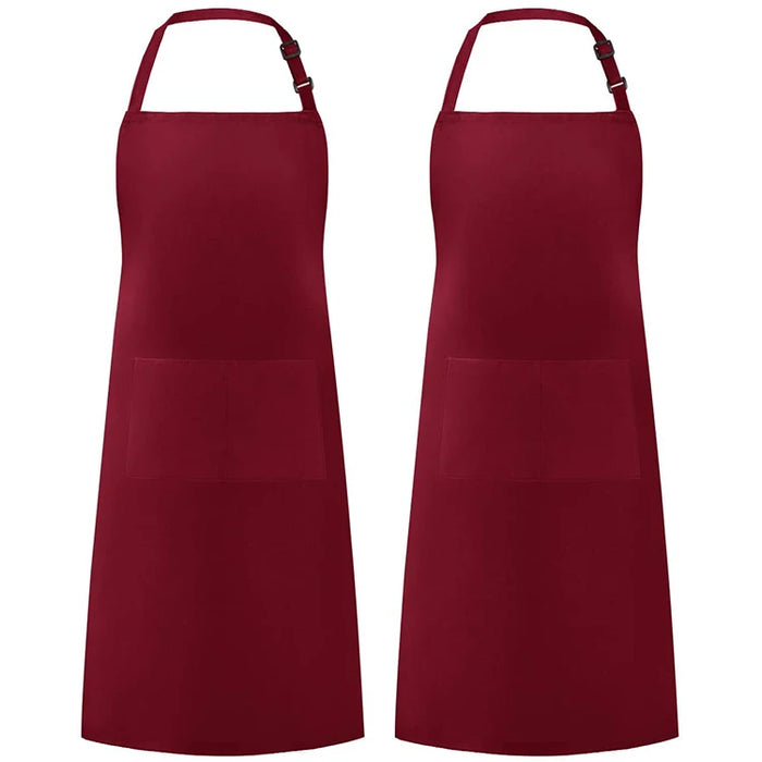Custom Logo Waterproof Poly Cotton Canvas Work Apron Utility Uniform