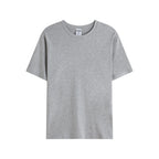 Oem Service Custom 190 Gram Cotton Blank Neck OEM Apparel Shirt Women Summer Breathable Blank Custom T-shirts