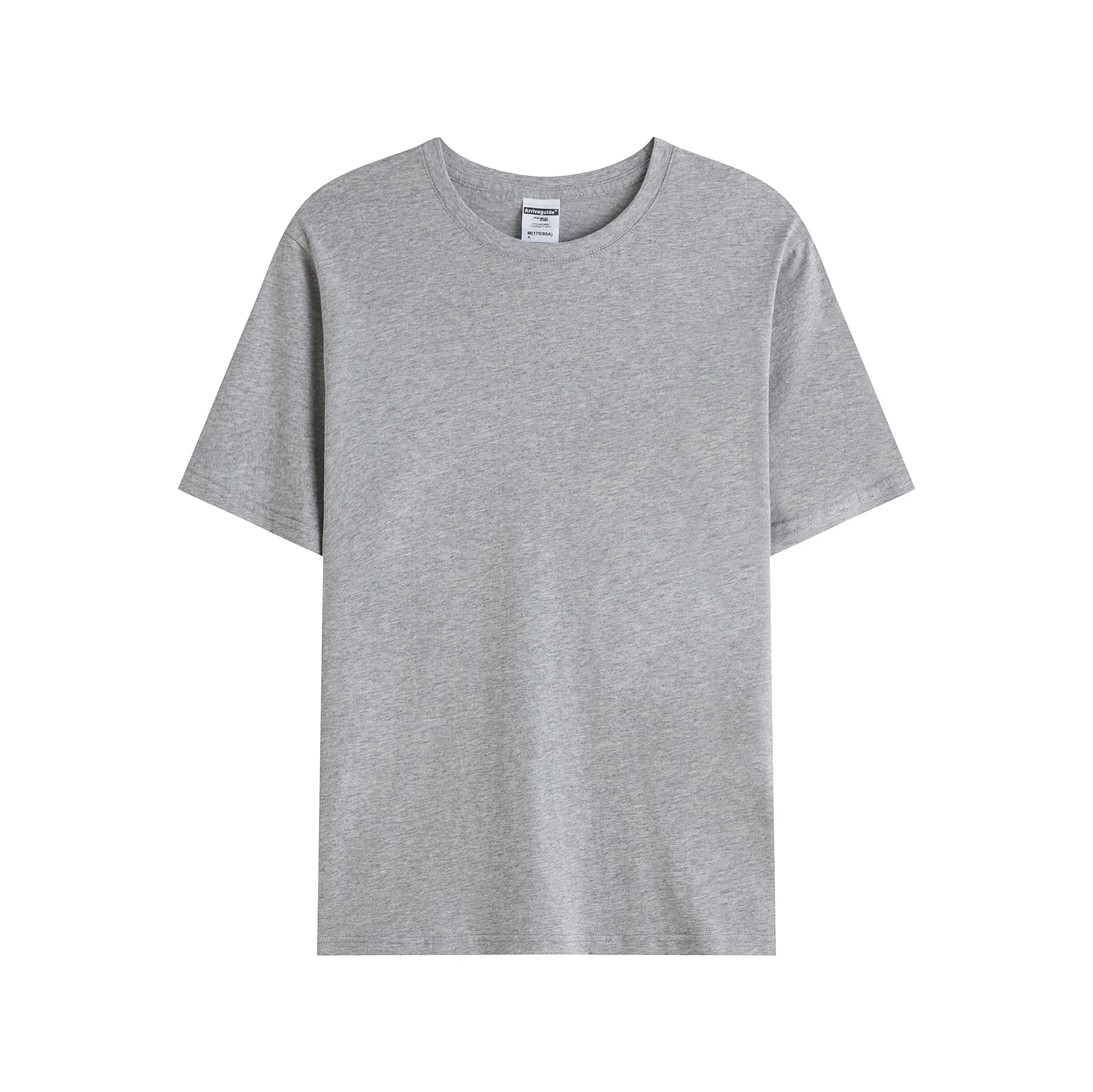 Oem Service Custom 190 Gram Cotton Blank Neck OEM Apparel Shirt Women Summer Breathable Blank Custom T-shirts