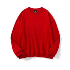 240g 100% Polyester Heat Transfer Logo Sweatshirts Regular Fit Crewneck Pullover