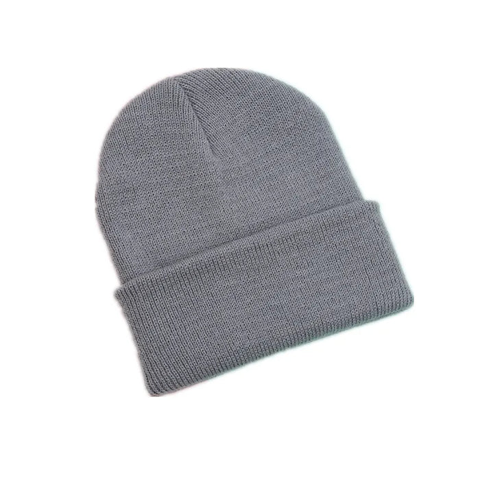 100% Acrylic Jacquard Fabric Custom Logo Striped Winter Ski Traveling Beanie Hats