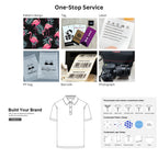 High Fit Polyester Spandex 180 GSM Custom Embroidery Logo Shirts