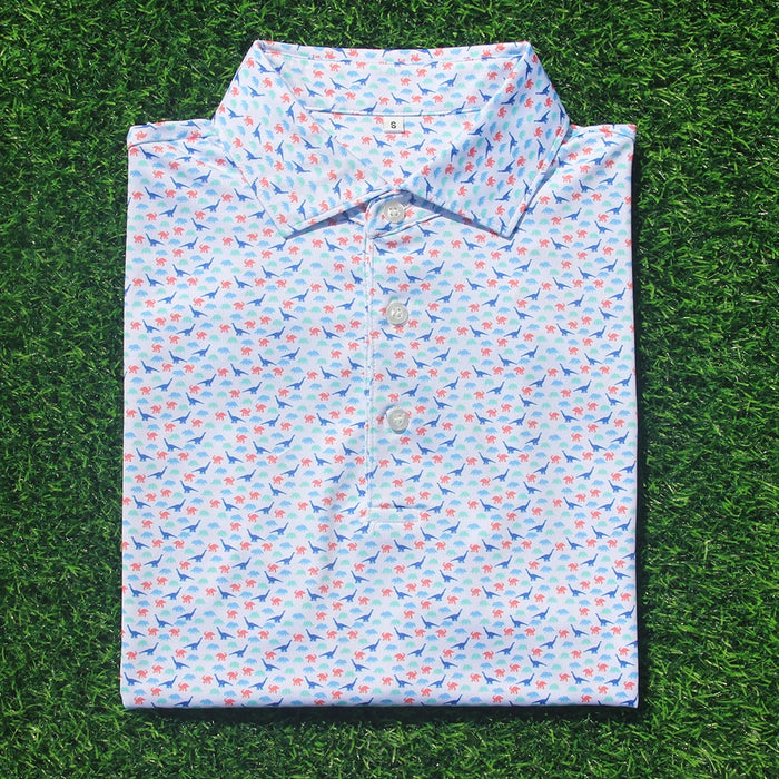 High Fit Polyester Spandex 180 GSM Custom Embroidery Logo Shirts