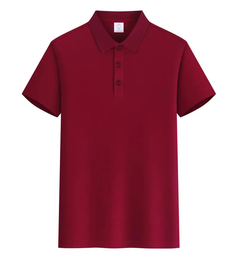 Polyester Knit Custom Printed Polo Shirt with Embroidery logo Business