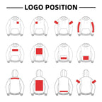 450gsm French Terry Heavyweight Zip Up Hoodie | Custom Blanks