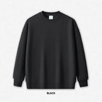 350g 100% Cotton 3D Embossed Sweatshirt | Custom Streetwear Logo Embroidered Crewneck