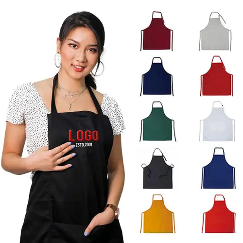 Waterproof Polyurethane-Coated Heavy Polyester Industrial Utility Apron