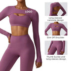 Nylon Spandex Double Knit Longline Sports Bra