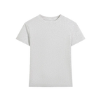 220GSM Cotton 3D Embossed Slim Fit Women Summer T Shirt | Wholesale High Logo Custom T