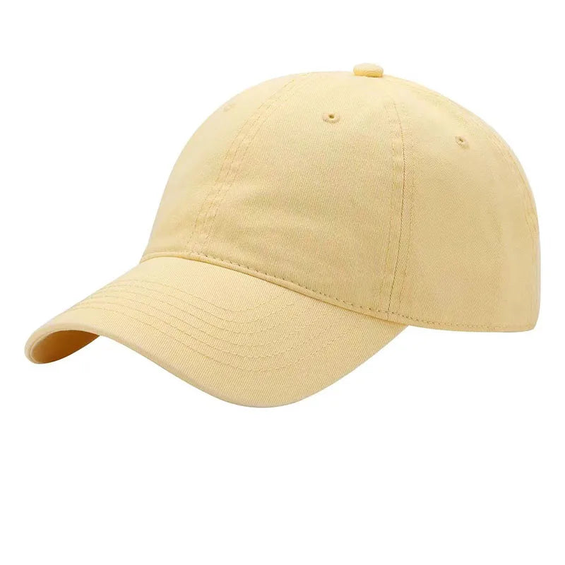 Custom Unstructured 6 Panel Plain Cotton Baseball Cap