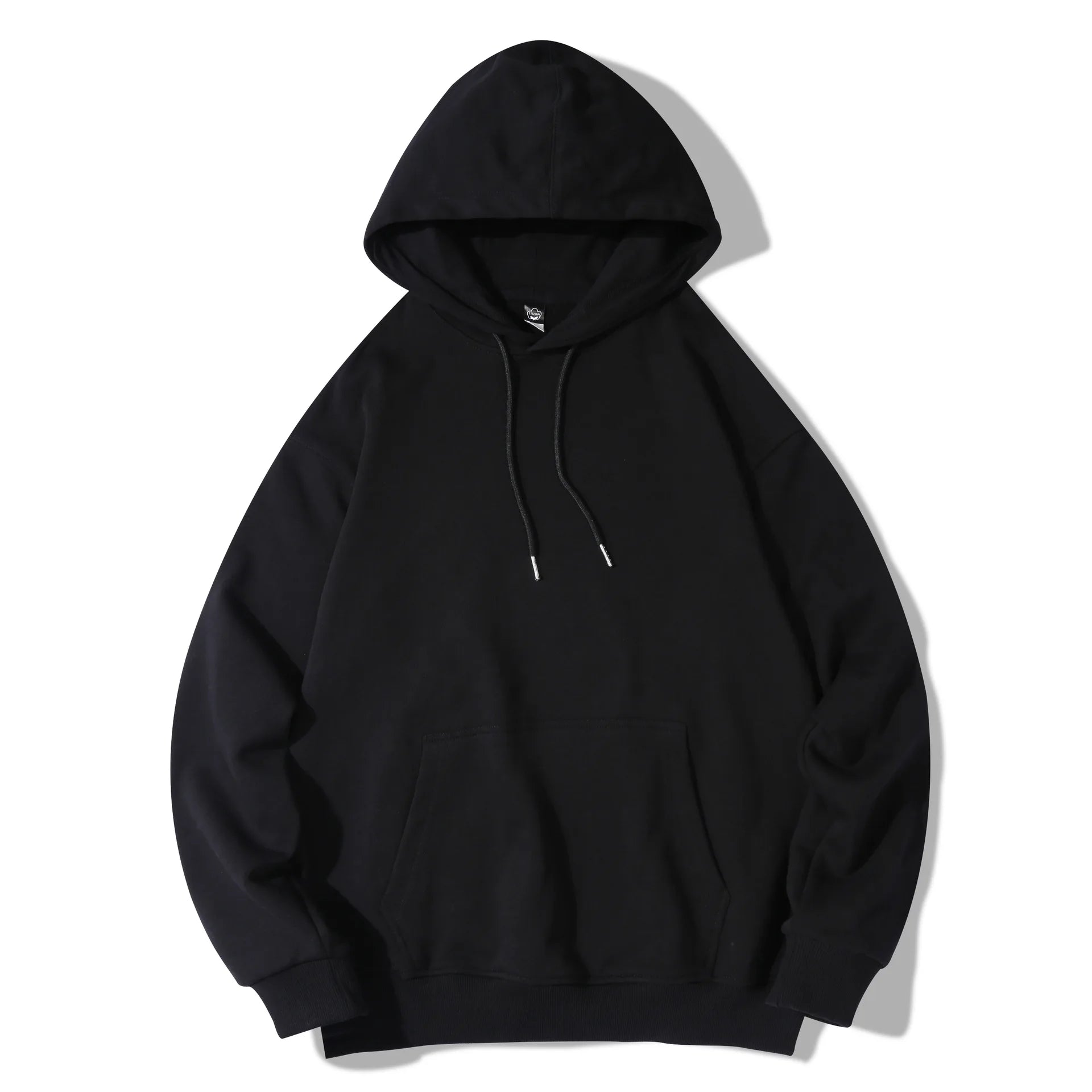 100% Cotton 350gsm Knit Pullover Hoodie