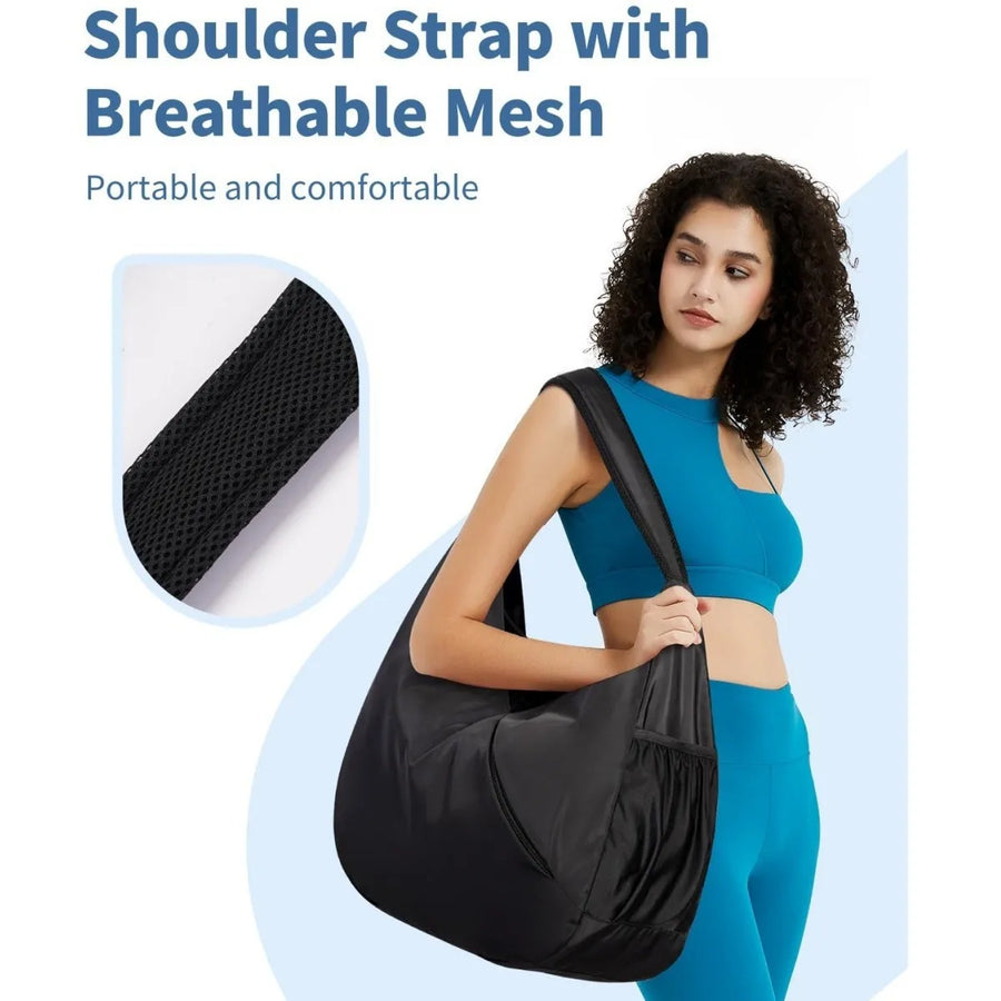 Nylon High-Density Woven Hobo Gym Bag