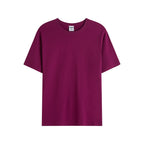Oem Service Custom 190 Gram Cotton Blank Neck OEM Apparel Shirt Women Summer Breathable Blank Custom T-shirts