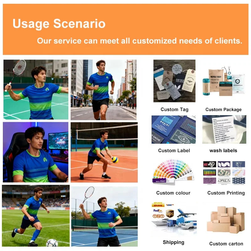 OEM Quick Dry 100 Polyester Over Running Shirts | Unisex Sublimation T-Shirts