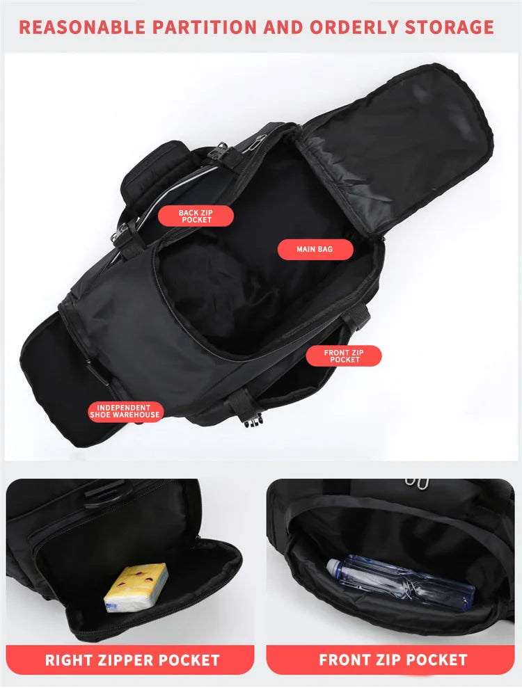 Nylon Waterproof Multipurpose Business Backpack